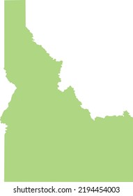 Vector Illustration of Idaho map