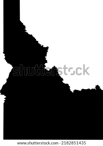 Vector Illustration of Idaho map