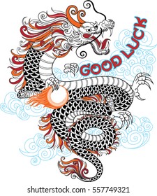 Vector illustration ideal for design mascot and tattoo and greeting card or T-shirt graphic.
