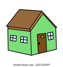 vector illustration image of a house