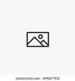 Vector illustration of image icon