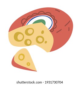 Vector Illustration of . Vector image isolated on a white background. 