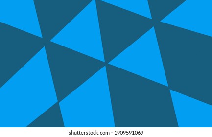 Vector illustration image of oblique triangle shape background with dark blue and light blue color combination.