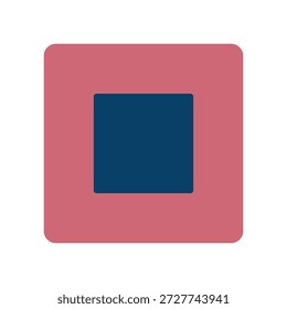 Vector illustration of an image of a stop icon.