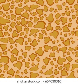 Vector illustration. An image of the texture of animal skins, cheetah.