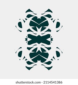 vector illustration image of a unique and good motif for decoration and wall display