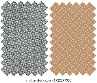 Vector illustration. Imitation of weaving technique.
