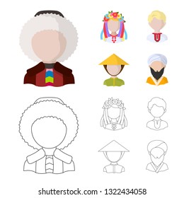 Vector illustration of imitator and resident sign. Collection of imitator and culture vector icon for stock.