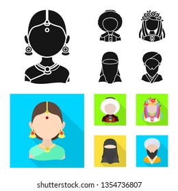 Vector illustration of imitator and resident symbol. Collection of imitator and culture stock vector illustration.