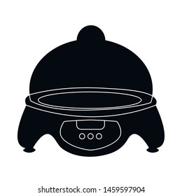 Vector illustration of incubator and egg icon. Set of incubator and neonate stock symbol for web.