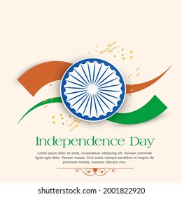 vector illustration of independence day. 15 August vector design. holiday graphic icons.