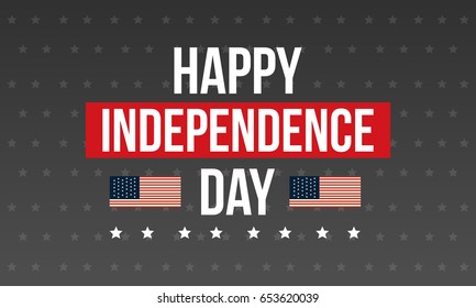 Vector illustration independence day background