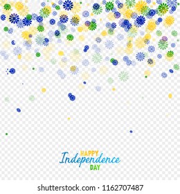 Vector Illustration Independence day of Brazil.