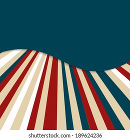 Vector Illustration of an Independence Day Design