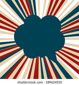 Vector Illustration of an Independence Day Design