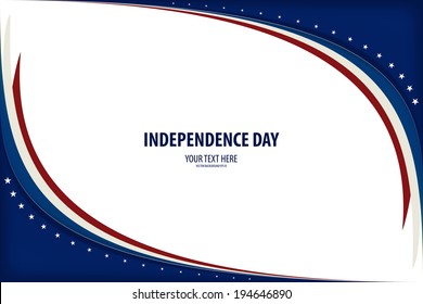 Vector Illustration of a Independence Day Design