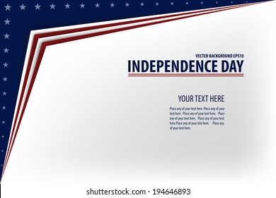 Ilustração vetorial de um Dia da Independência Design