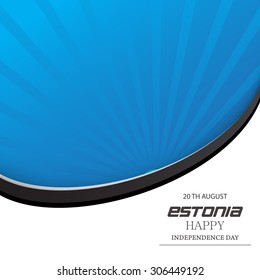 Vector Illustration Independence day of Estonia. 