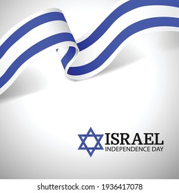 Vector Illustration of Independence Day of Israel.
