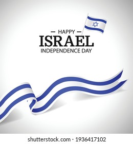 Ilustración vectorial del Día de la Independencia de Israel.
