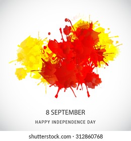  Vector illustration independence day of macedonia.