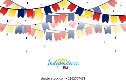 Vector Illustration Independence day of Malaysia.