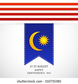 Vector Illustration Independence day of Malaysia.