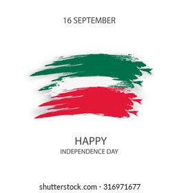 Vector Illustration Independence Day of Mexico.