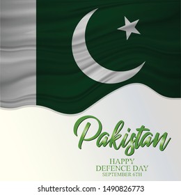 Vector illustration of Independence day in Pakistan Celebration on September 6.