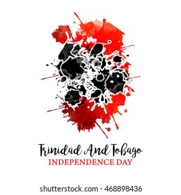 Vector Illustration independence day of Trinidad and Tobago.