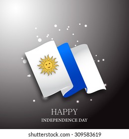 Vector Illustration independence day of Uruguay.