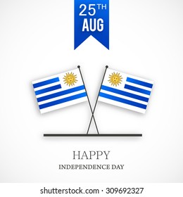 Vector Illustration independence day of Uruguay.