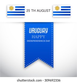 Vector Illustration independence day of Uruguay.