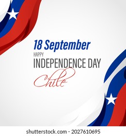 vector illustration for independence day-CHILE-26 September