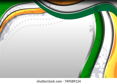 Vector illustration of India Color Background for Republic day and other events