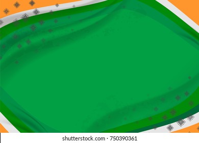 Vector illustration of India Color Background for Republic day and other events