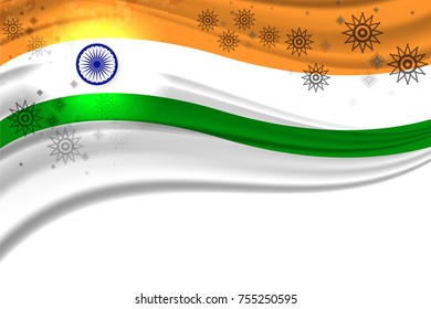 Vector illustration of India Color Background for Republic day and other events
