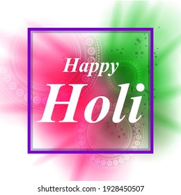 vector illustration of India Festival of Color Happy Holi background