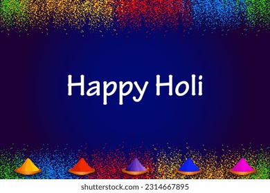 vector illustration of India Festival of Color Happy Holi background