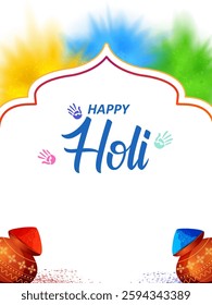 vector illustration of India Festival of Color Happy Holi background