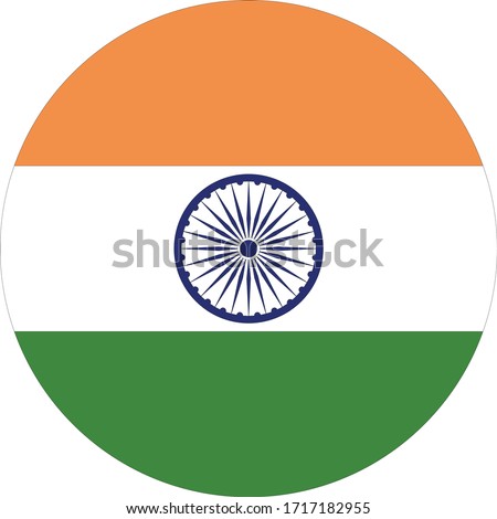 vector illustration of India flag