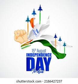 Vector illustration for India Independence Day,