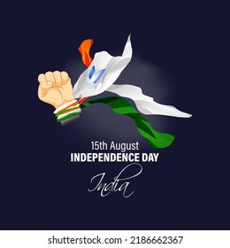 Vector illustration for India Independence Day,