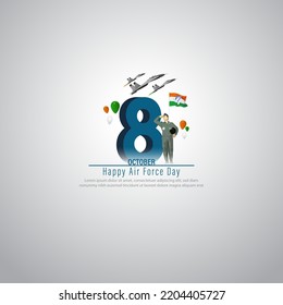 Vector Illustration For Indian Airforce Day