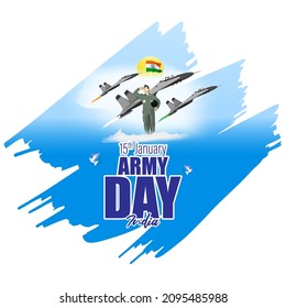 vector illustration for Indian army day