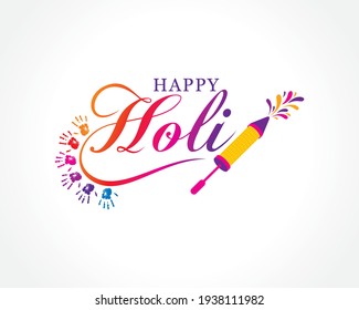  Vector Illustration for Indian festival for Happy Holi card 