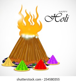 Vector illustration of Indian festival of Holi.