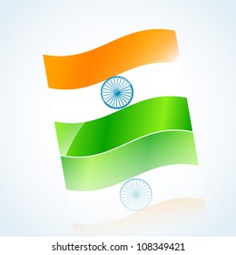 vector Illustration of indian flag