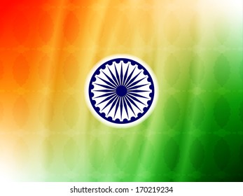 vector illustration of Indian flag theme background for Indian Republic day and Independence day.
