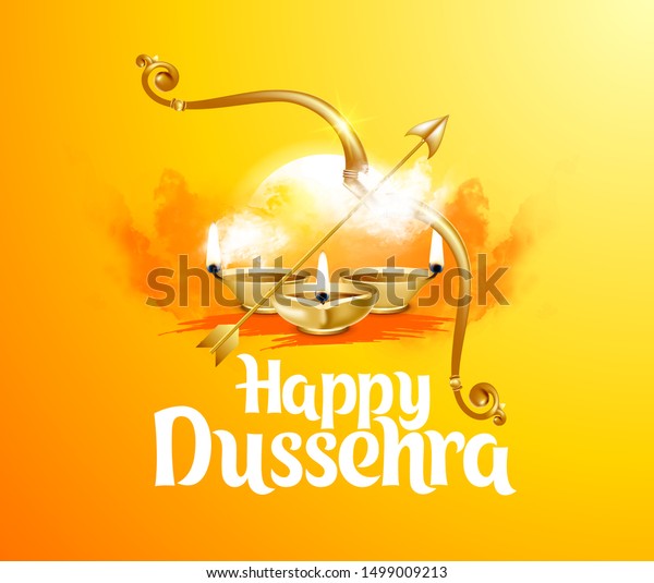 vector illustration indian holiday happy dussehra stock vector royalty free 1499009213 shutterstock